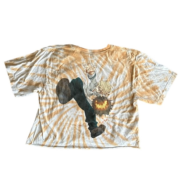 {Hot Topic} "My Hero Academia Katsuki Bakugo" short sleeve crop top - Picture 3 of 6